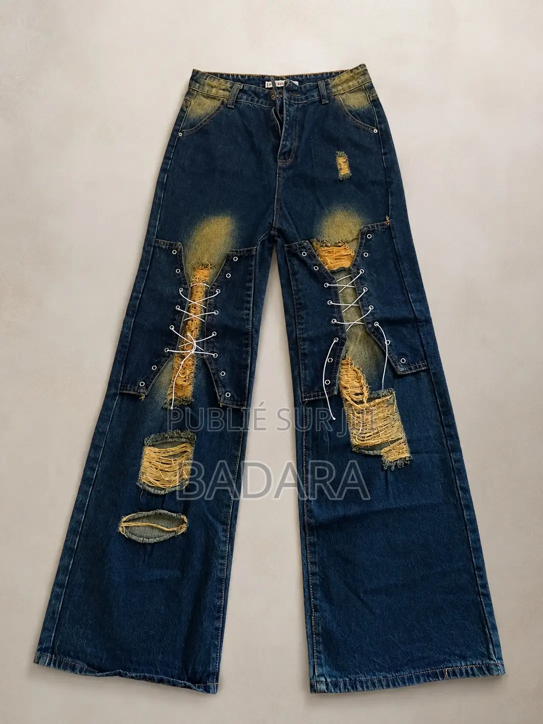 : Jean Homme : 30 : Jambes Larges : / Destroyed