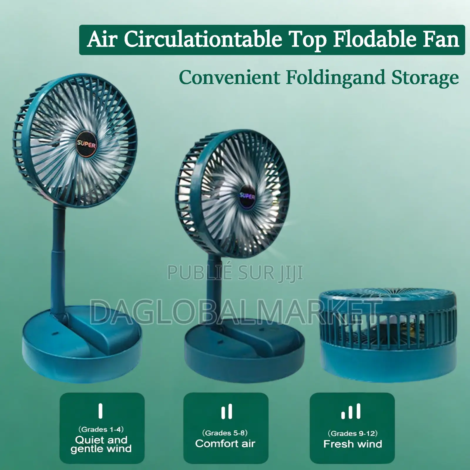Nouveau Mini Ventilateur Pliable Portable Usb,
