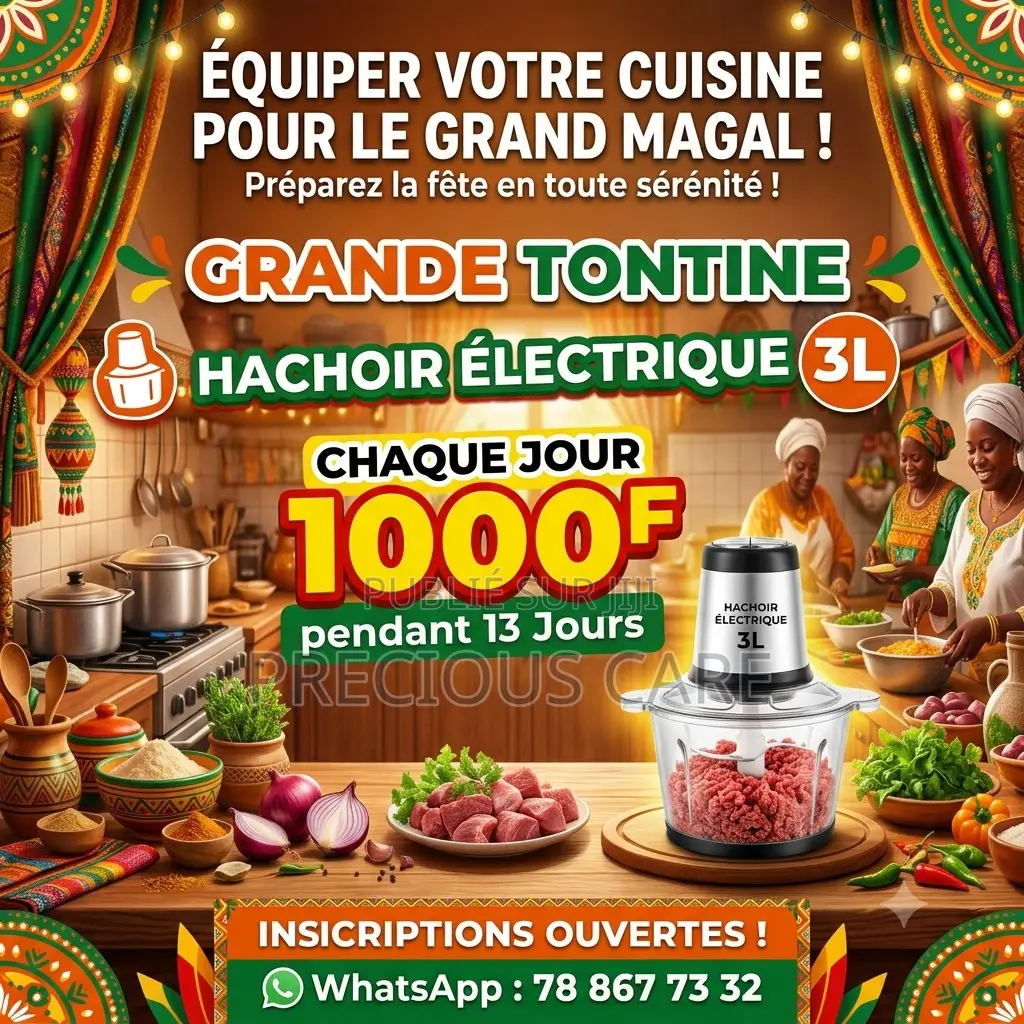 Tontine Hachoir Électrique 3l