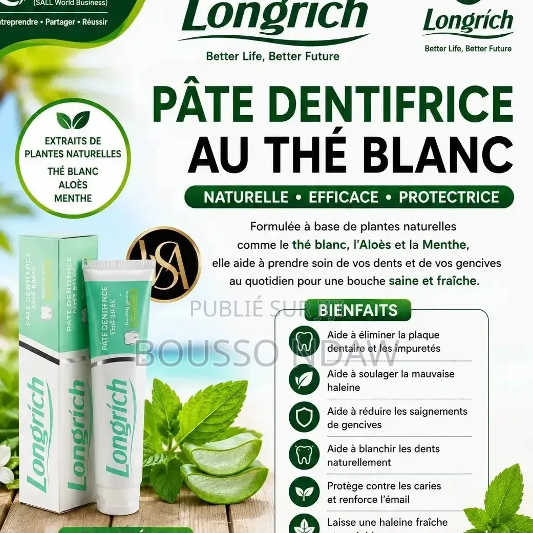 Dentifrice Longrich