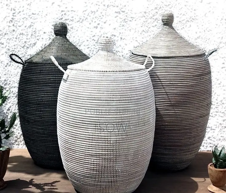 Gros Panier De Linge