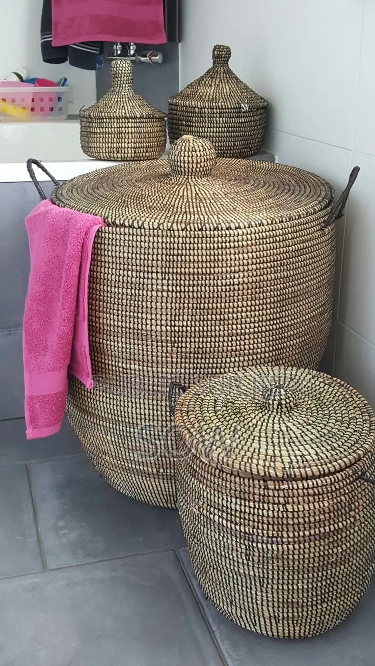Gros Panier De Linge