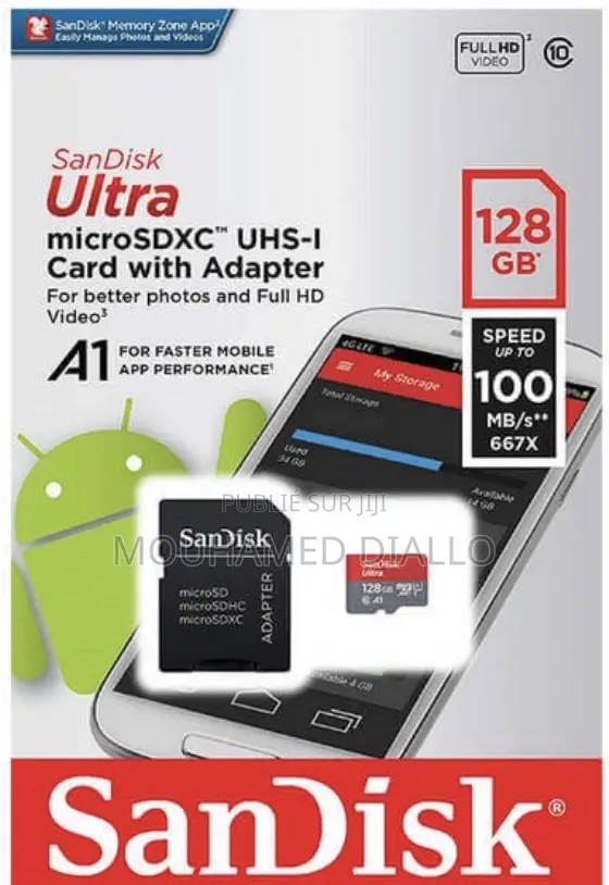 Carte Mémoire 128gb Avec Support
