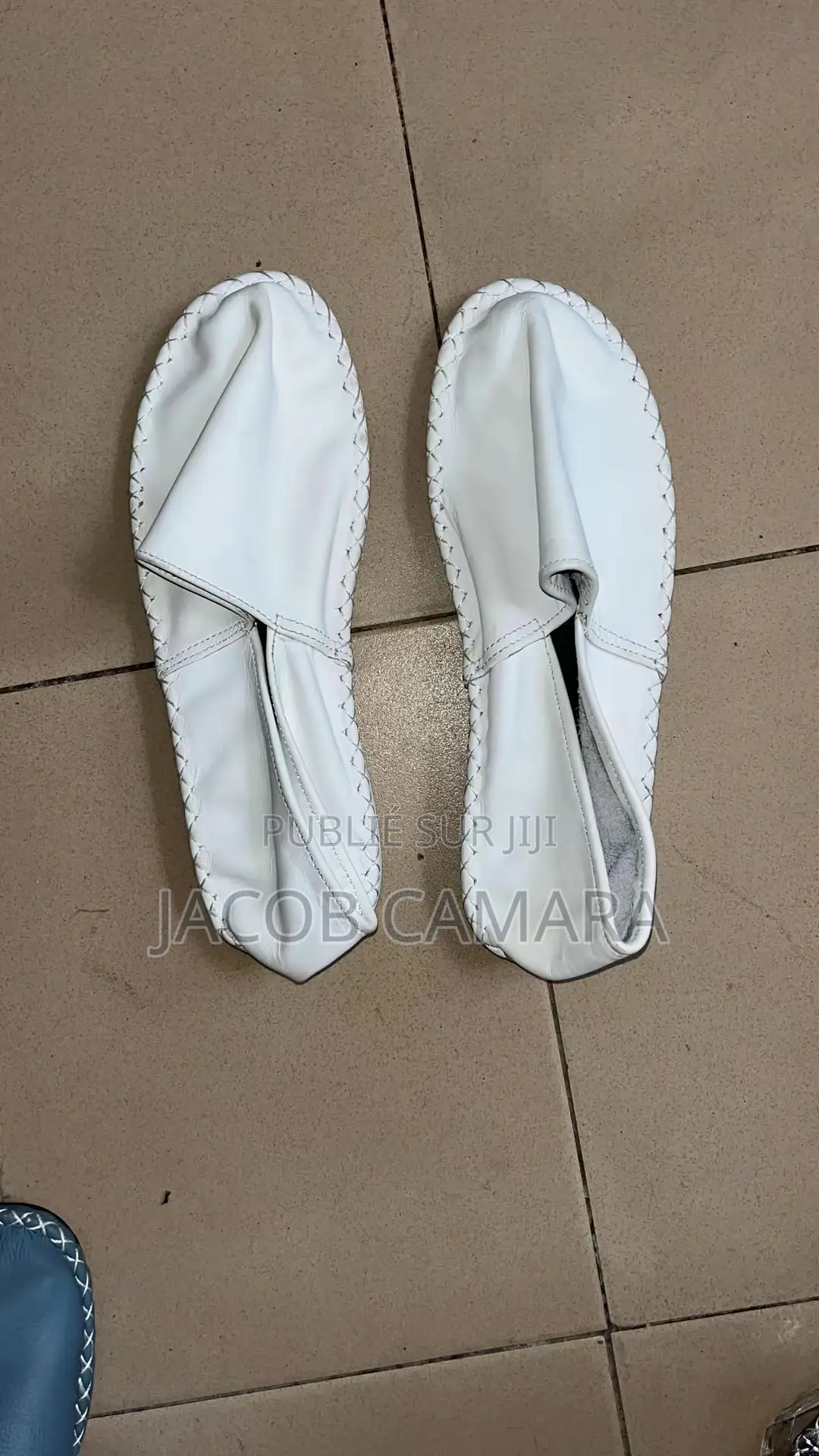 Chaussures Espadrilles en Cuir