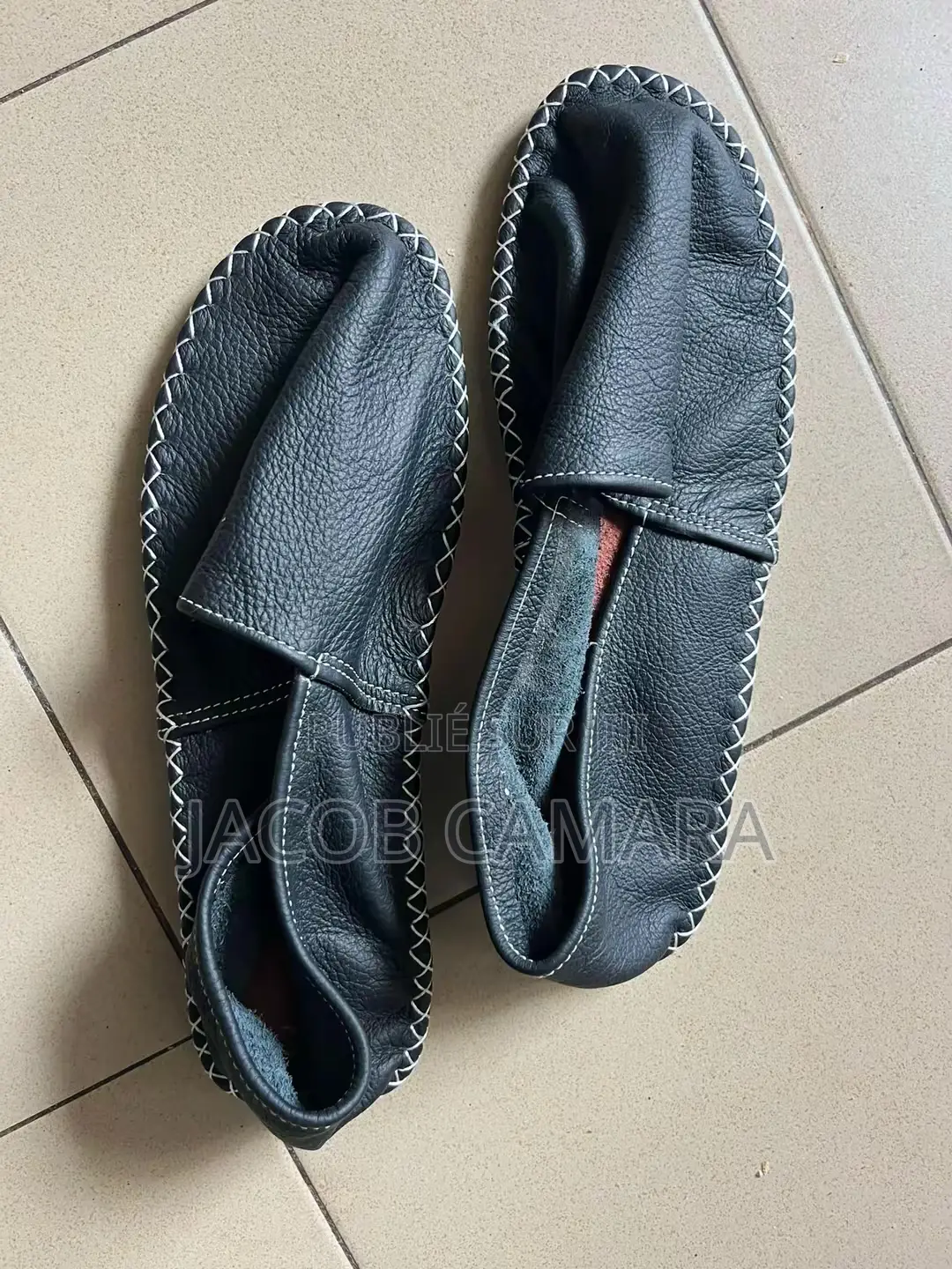Chaussures Espadrilles en Cuir