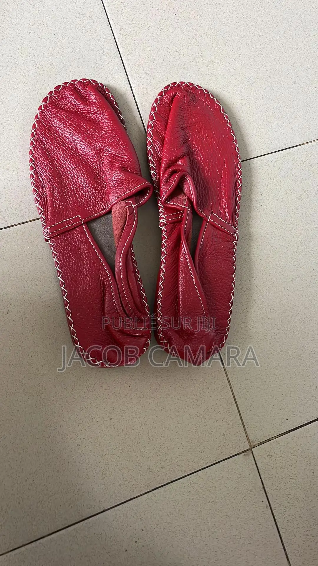 Chaussures Espadrilles en Cuir