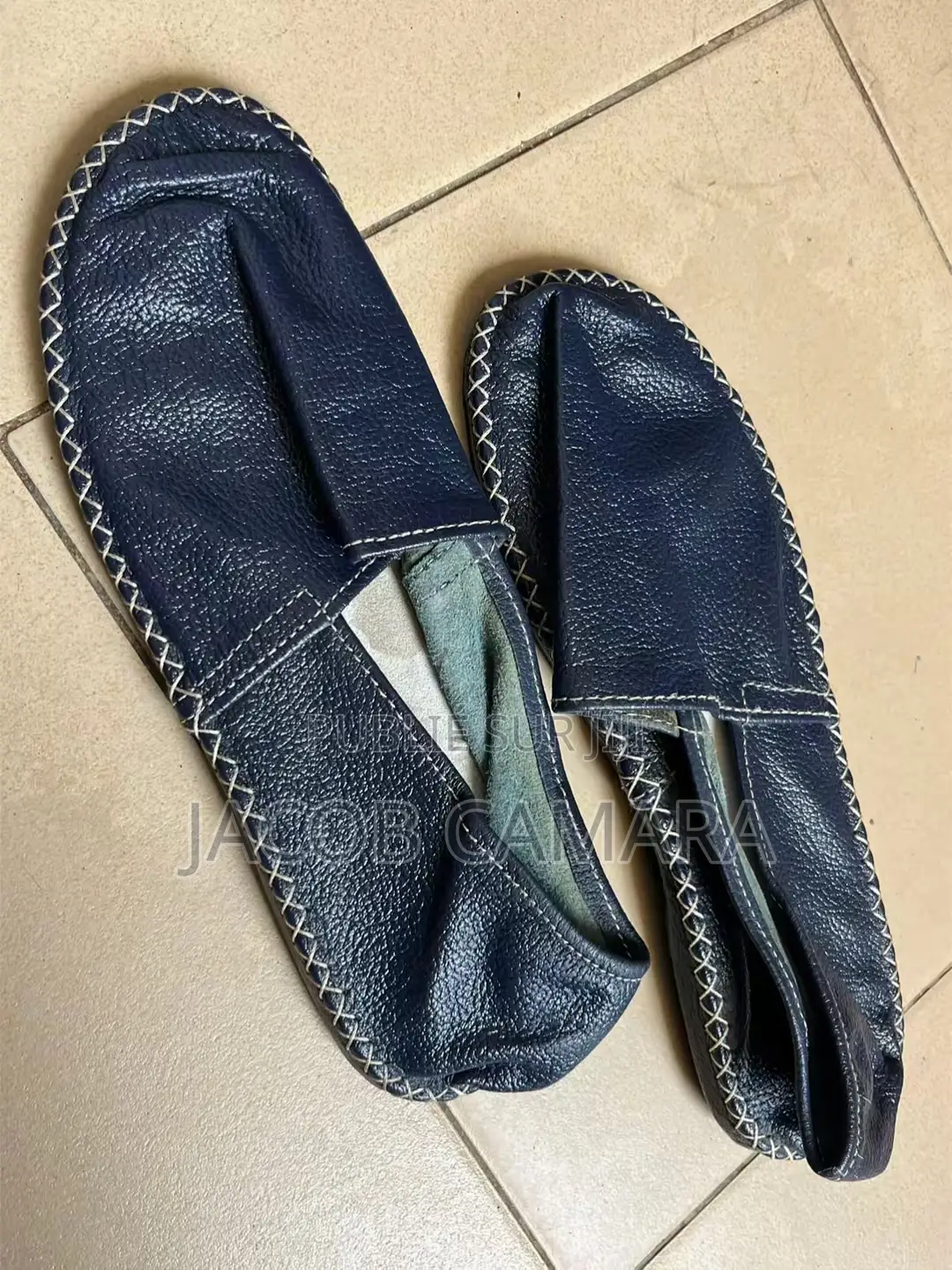 Chaussures Espadrilles en Cuir