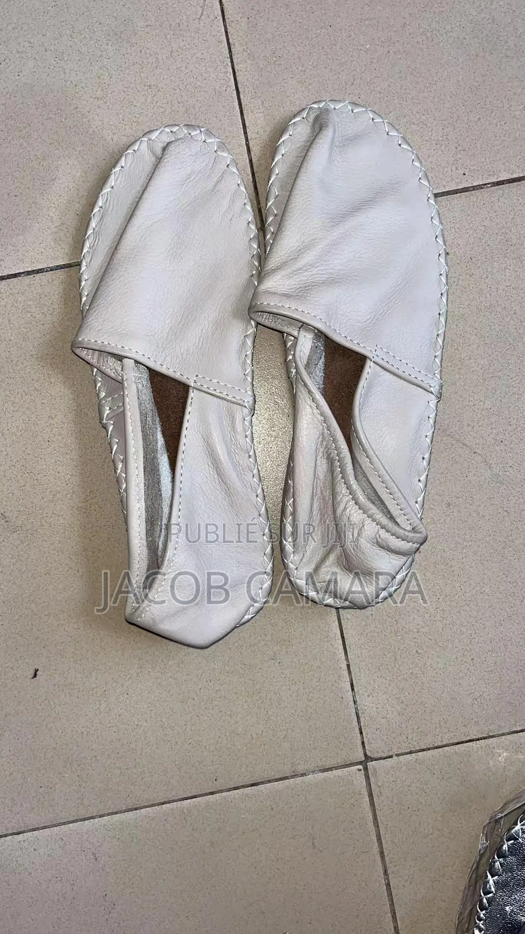 Chaussures Espadrilles en Cuir