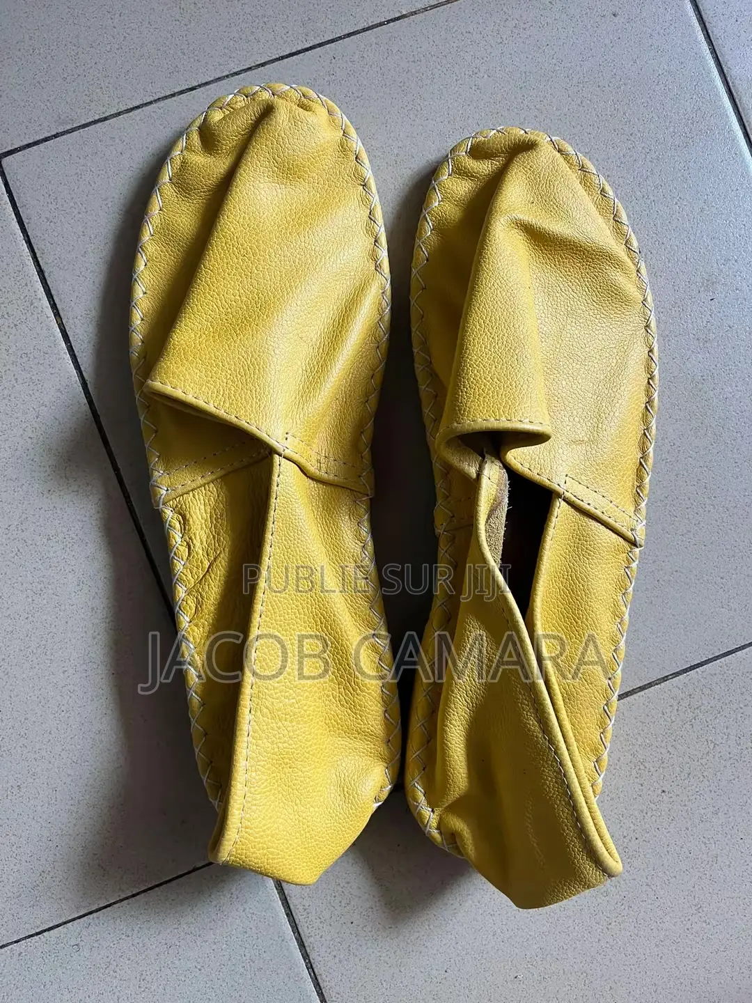 Chaussures Espadrilles en Cuir