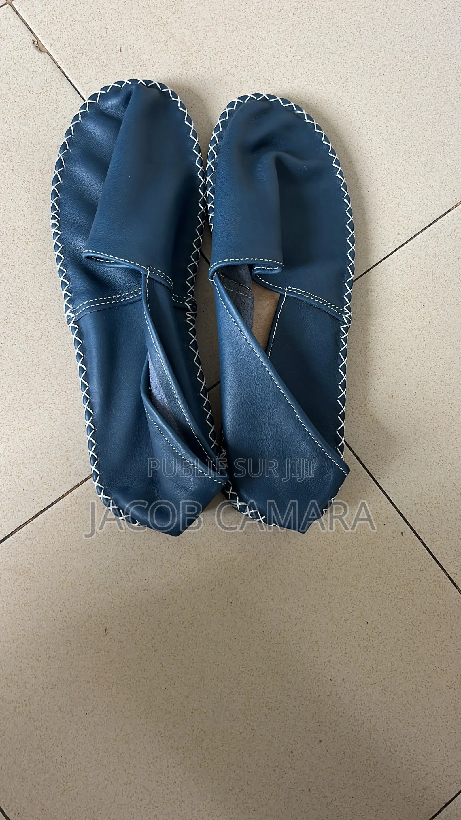 Chaussures Espadrilles en Cuir