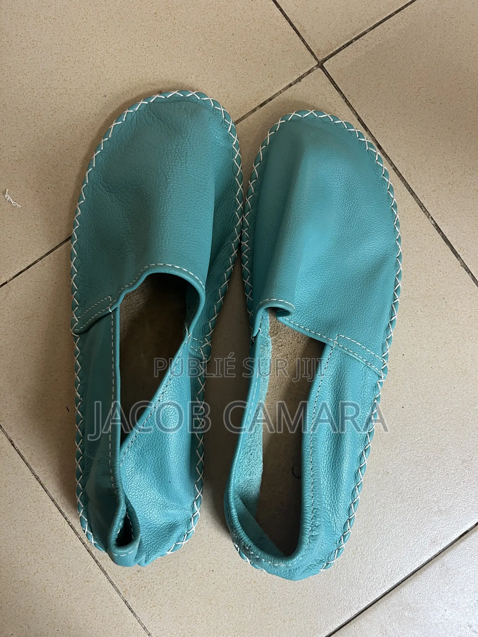 Chaussures Espadrilles en Cuir