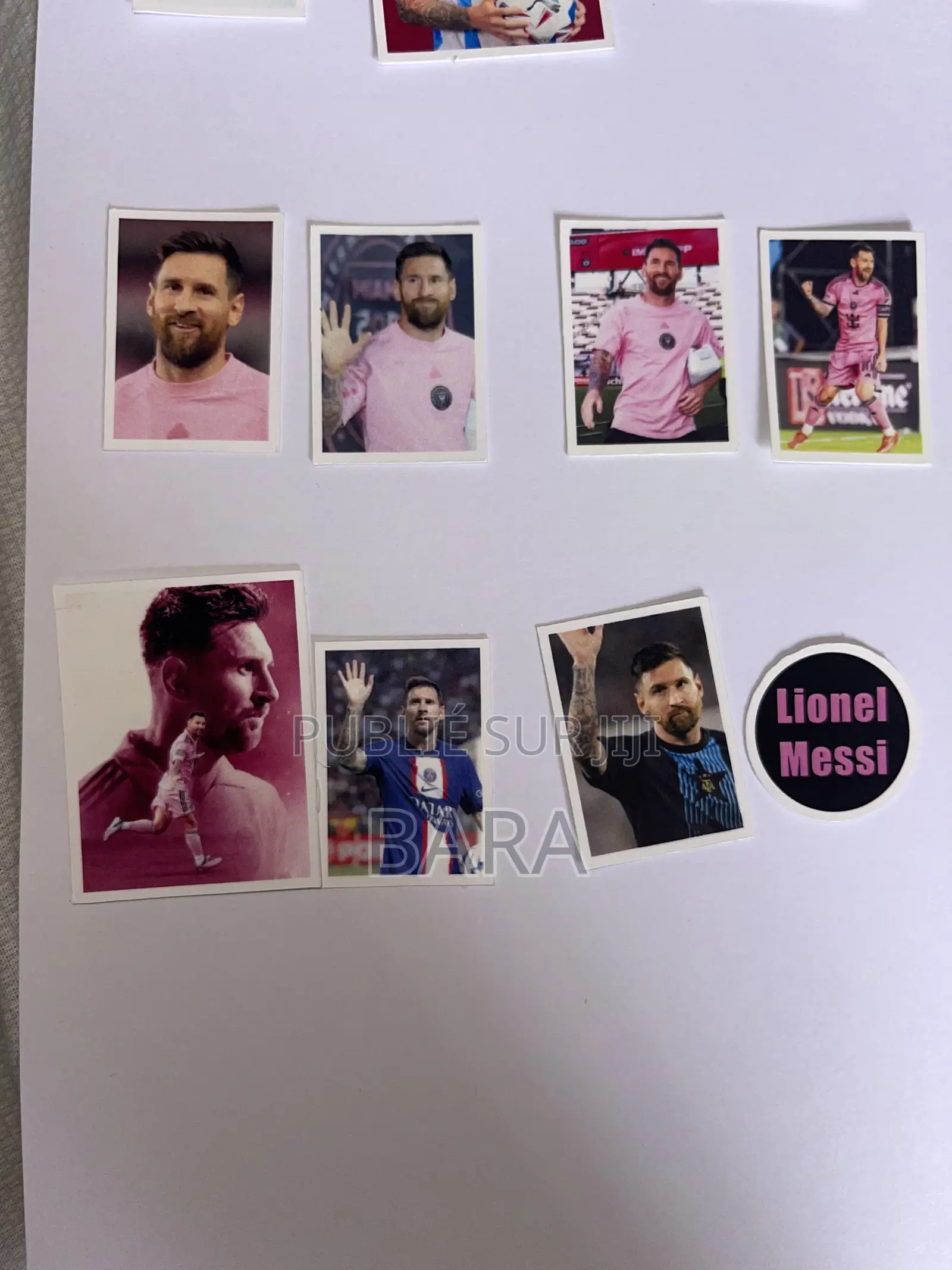 Autocollants/Stickers Messi Cr7