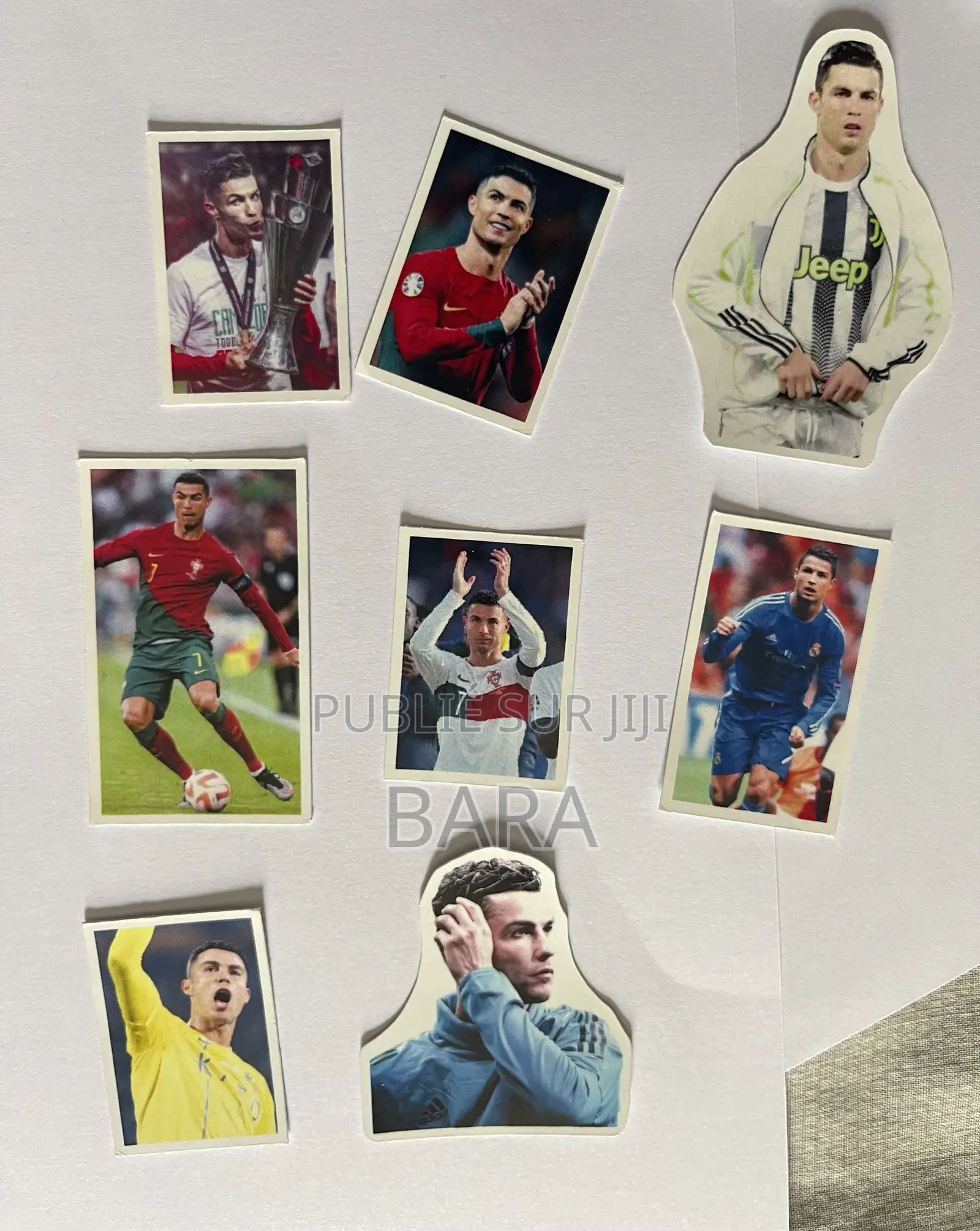 Autocollants/Stickers Messi Cr7
