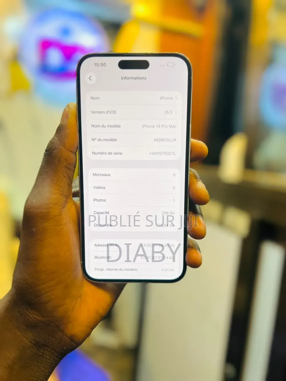 Nouveau Apple iPhone 14 Pro Max 256 GB Blanc