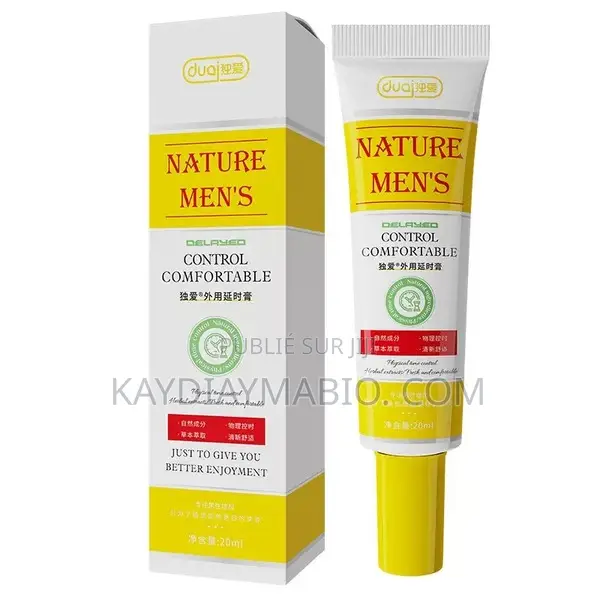 Nature Men's Crème Retard Externe Exclusive De 20ml Gestion Du Temps
