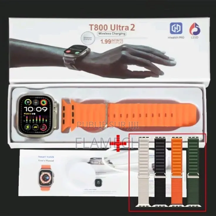 T900 Ultra 2 Big — Smartwatch Grand Écran Neuve + Boîte