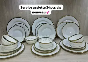 Service 24 Pièces en Porcelaine Prix :18000f