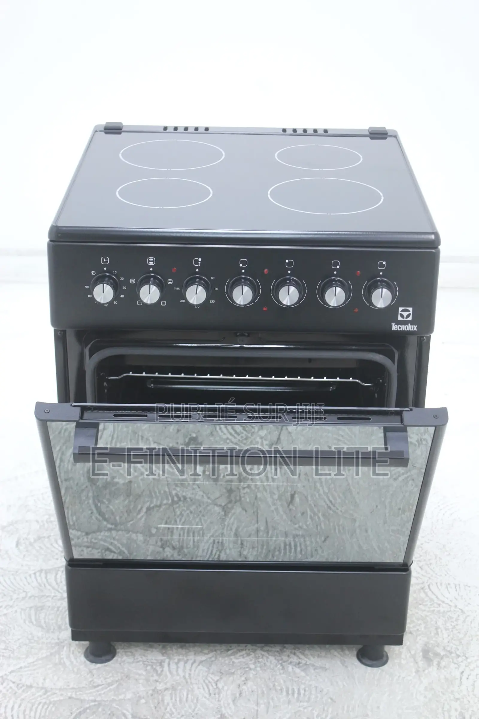 Cuisinière Tecnolux 4 Feux 60×60 Induction Noir