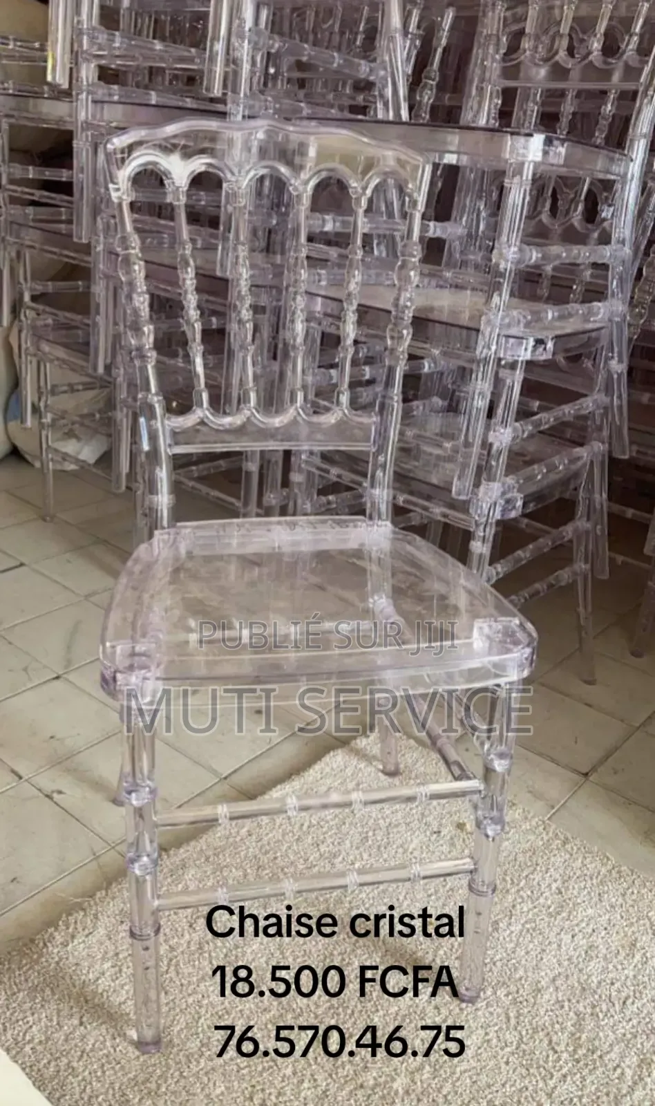 Chaise Cristal - Chaise Napoléon
