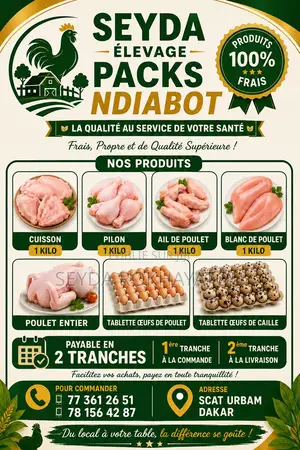 Pack De Poulets Et Œuf