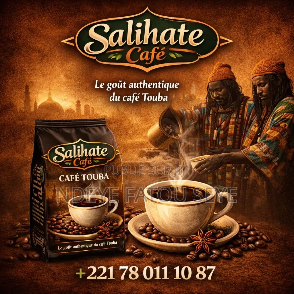 Vendeuse De Café Touba en Poudre
