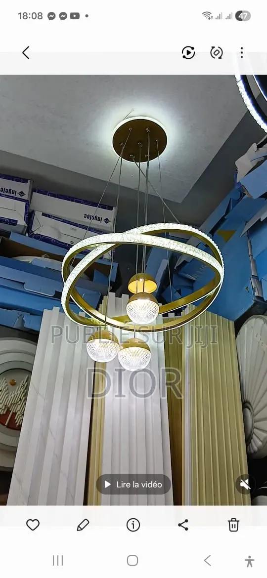 Lampe Lustre Plafonnier