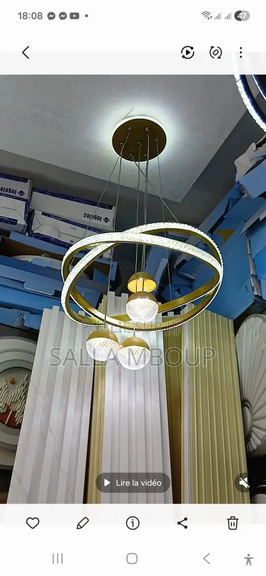 Lampe Lustre Plafonnier