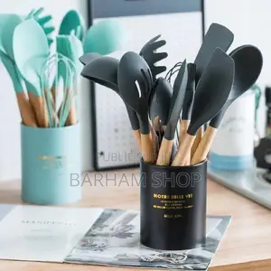 Ensemble Ustensiles en Silicone 12pcs