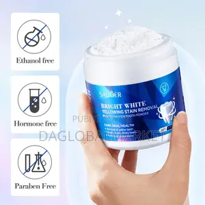 Poudre De Blanchiment Des Dents À La Menthe Douce Efficace Pour Élimin