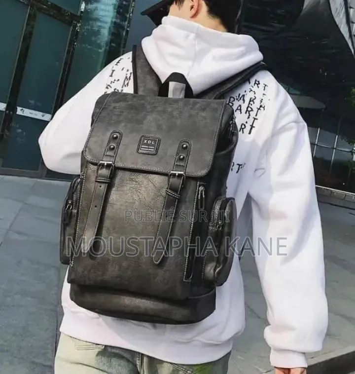 Sac À Dos en Cuir Grand Modèle