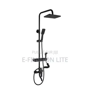 Colonne De Douche Mitigeur Noire Avec Douchette