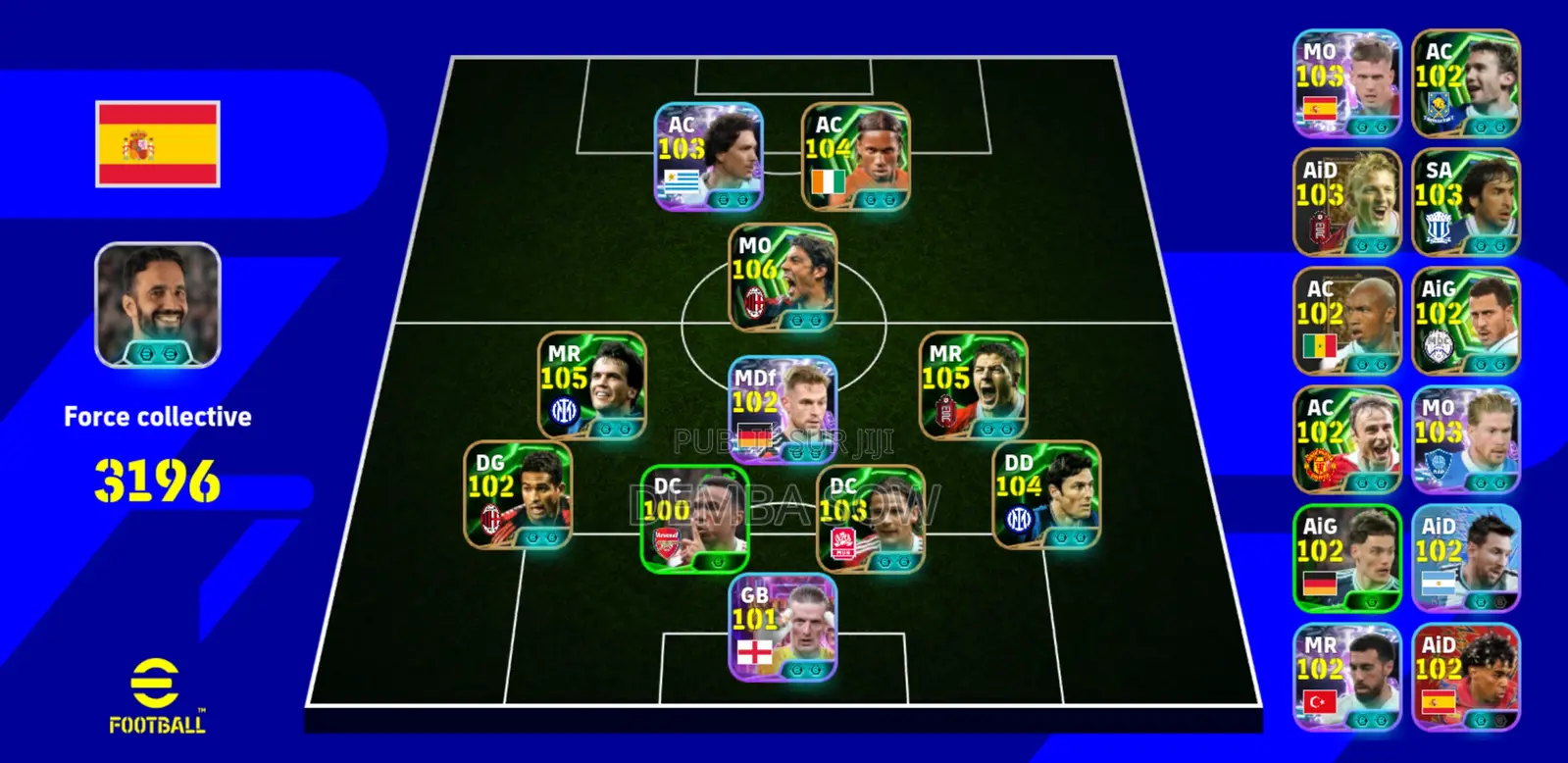 Compte Efootball