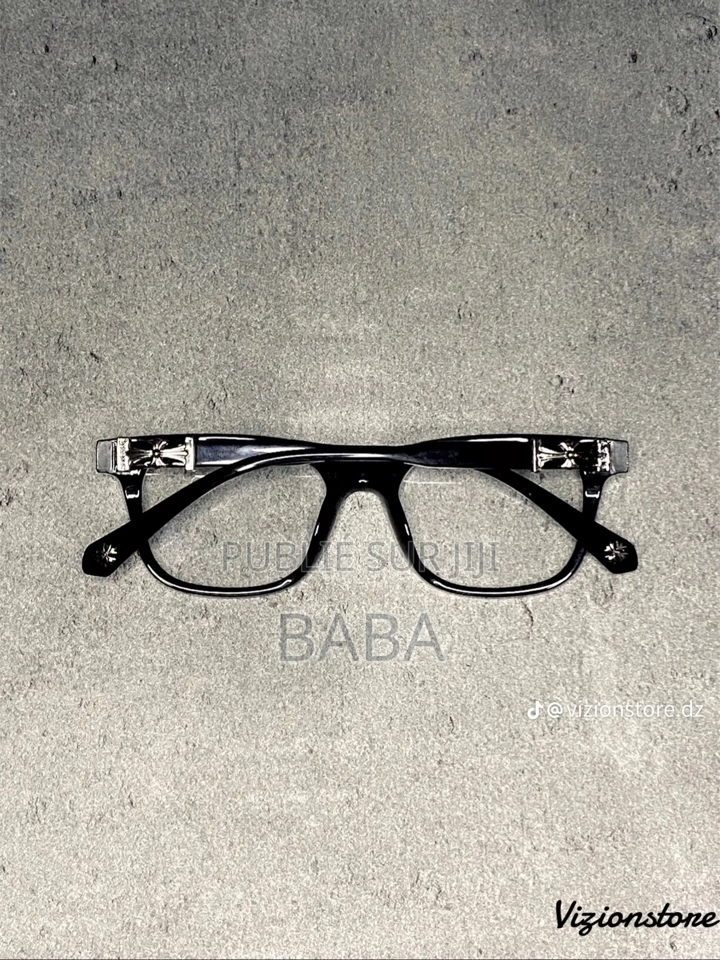 Lunettes Chrome Hearts Premium – Noir Transparent