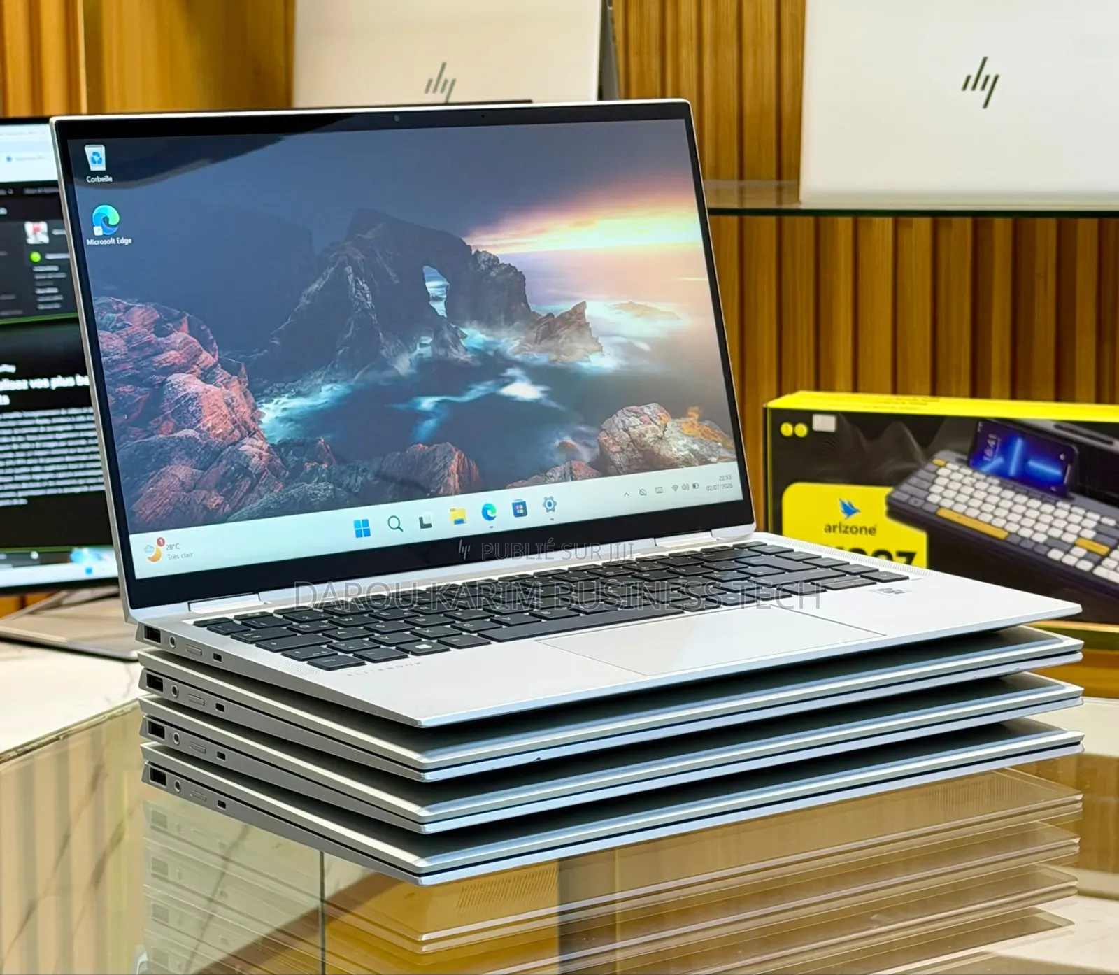 Nouveau HP EliteBook x360 1040 G7 16GB Intel Core i7 SSD 256GB