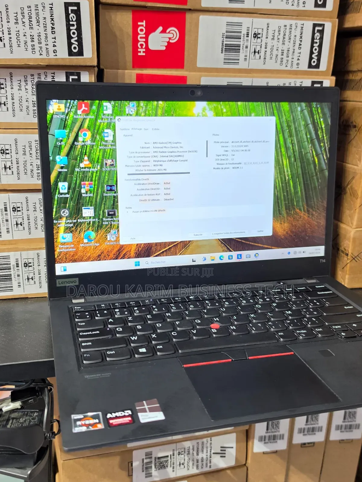 Nouveau Lenovo ThinkPad T14 16GB AMD Ryzen 5 SSD 256GB