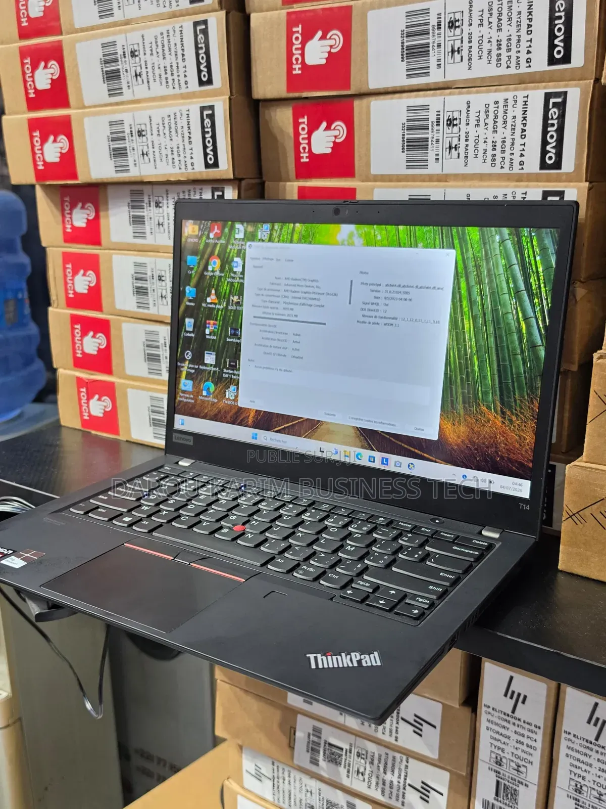 Nouveau Lenovo ThinkPad T14 16GB AMD Ryzen 5 SSD 256GB