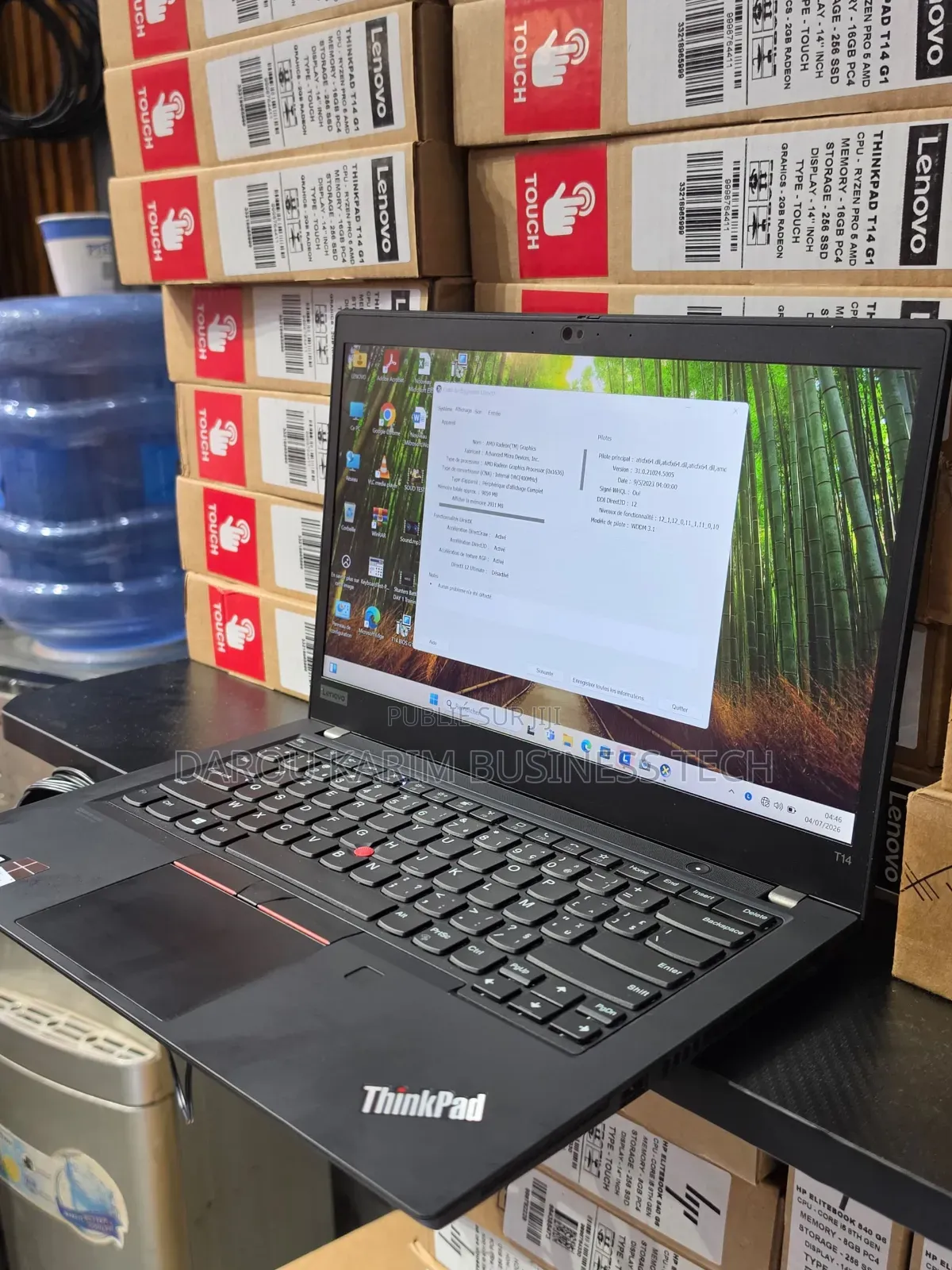 Nouveau Lenovo ThinkPad T14 16GB AMD Ryzen 5 SSD 256GB