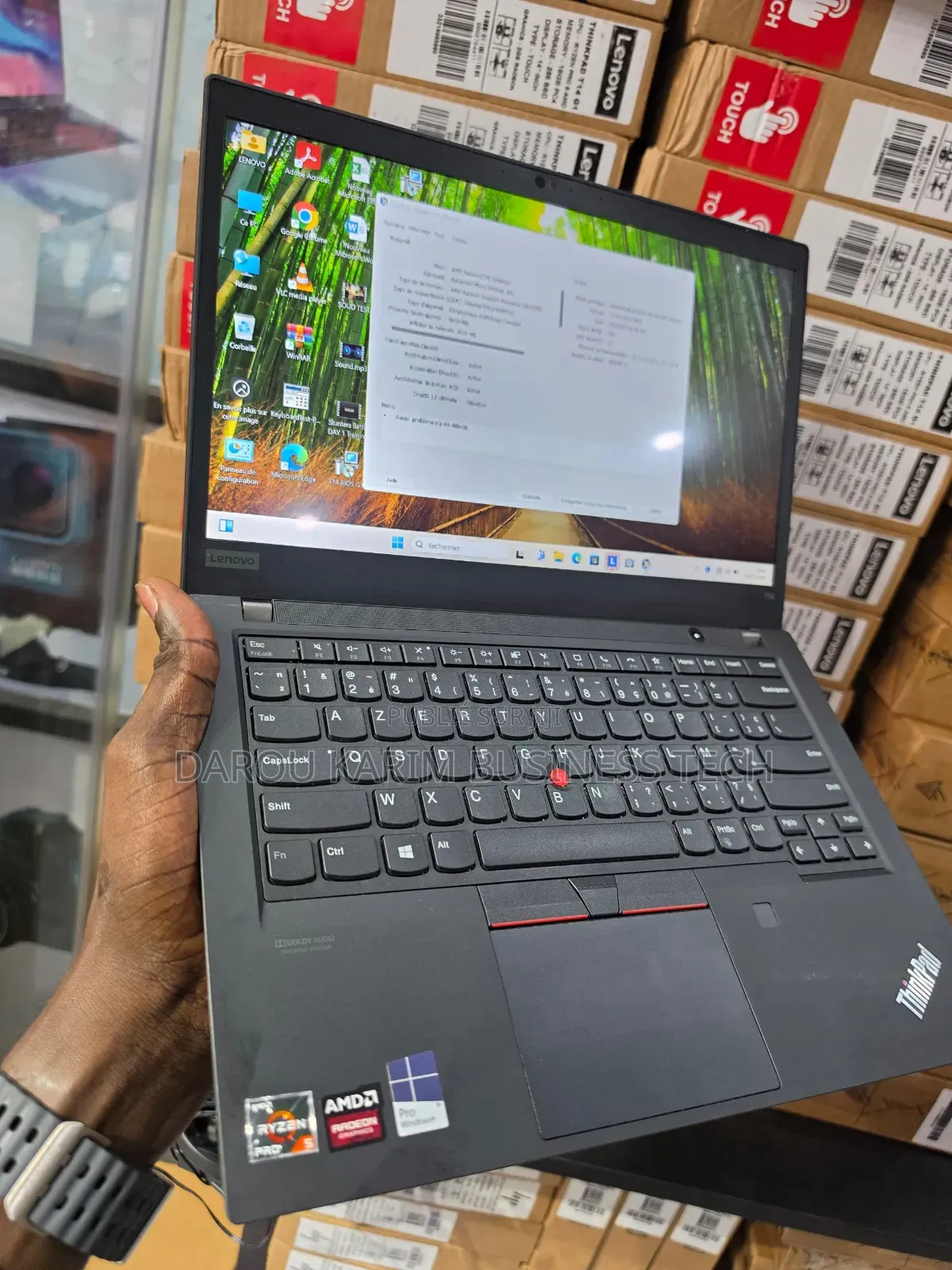 Nouveau Lenovo ThinkPad T14 16GB AMD Ryzen 5 SSD 256GB
