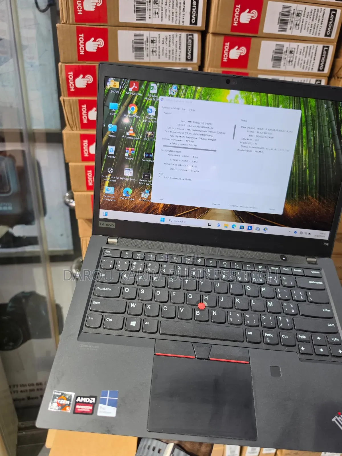 Nouveau Lenovo ThinkPad T14 16GB AMD Ryzen 5 SSD 256GB