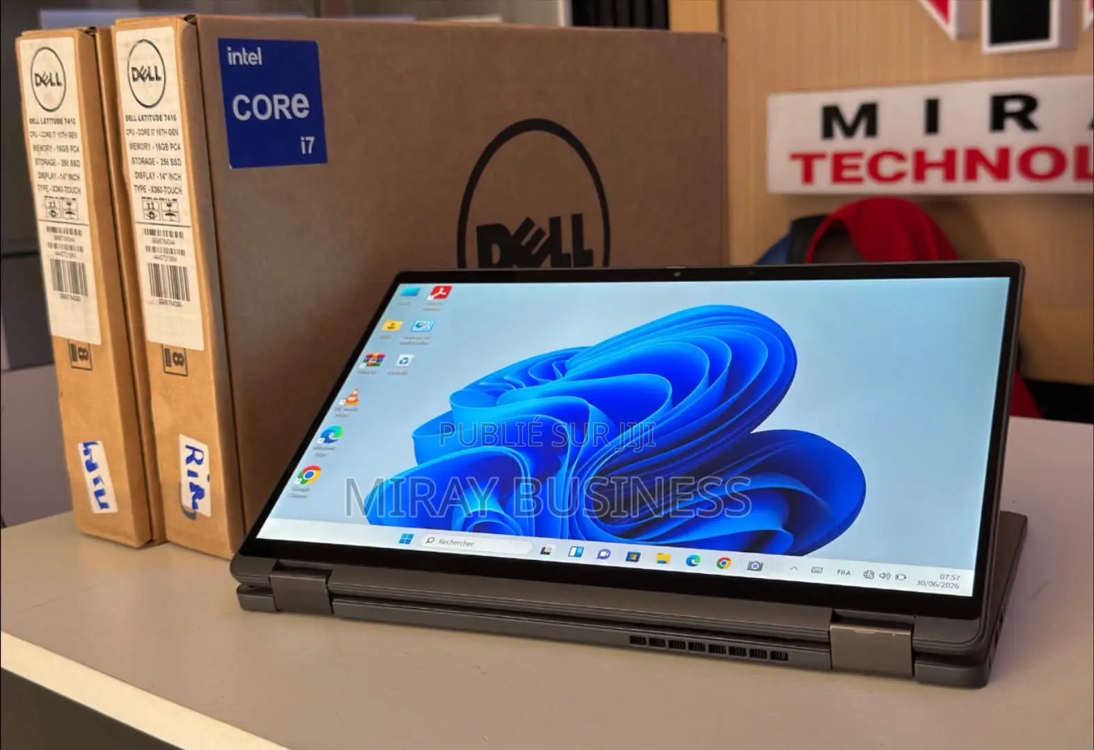 Ordinateur portable Dell Latitude 7410 16GB Intel Core i7 SSD 256GB