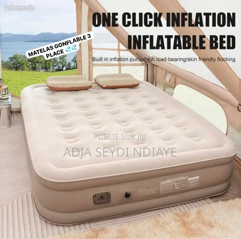 Matelas Gonflable Deux Place Avec Pompage Automatique