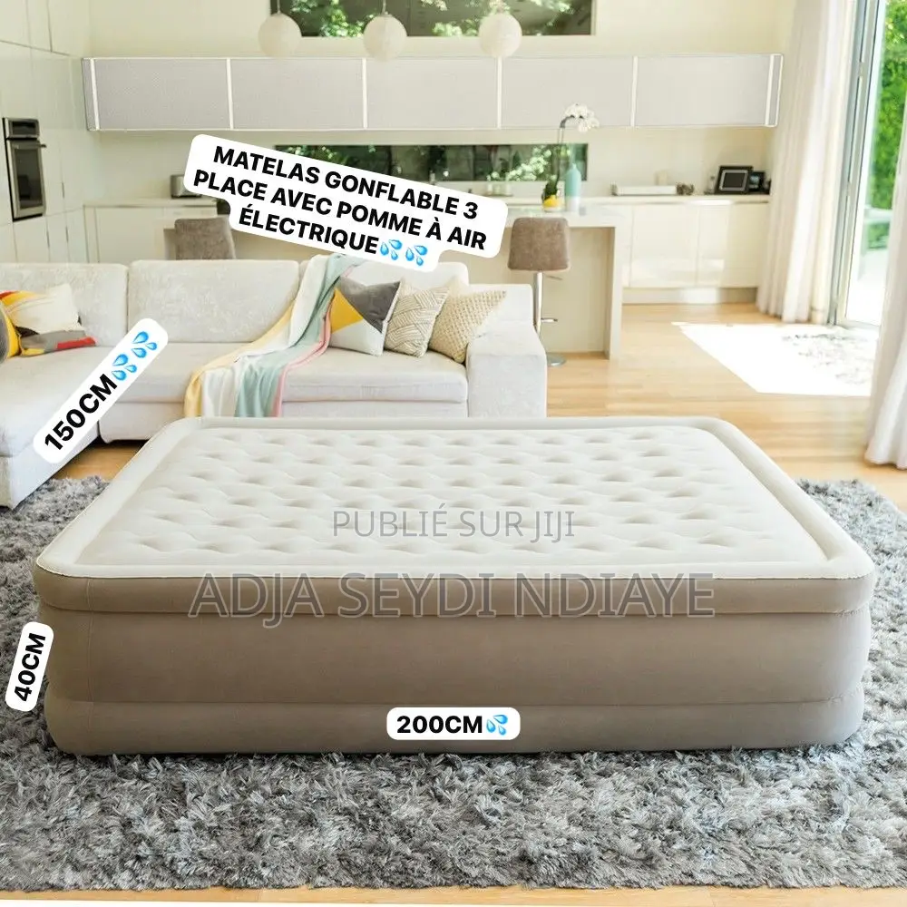 Matelas Gonflable Deux Place Avec Pompage Automatique