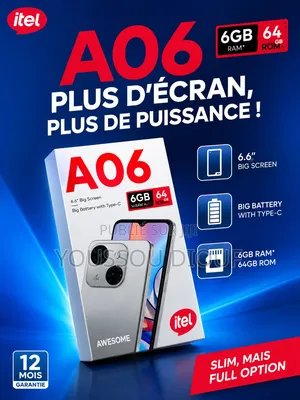 Nouveau Itel A06 64 GB Autre