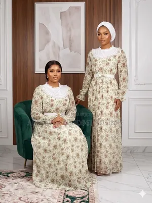 Robe Hijab Avec Ceinture Disponible