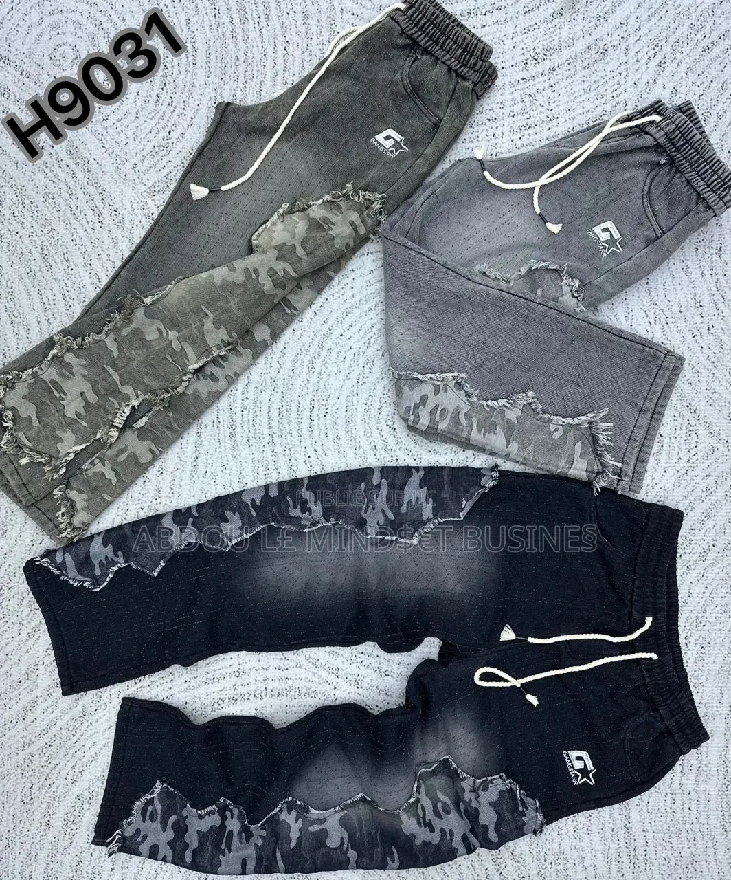 Jeans Bas Large Joggers Disponible