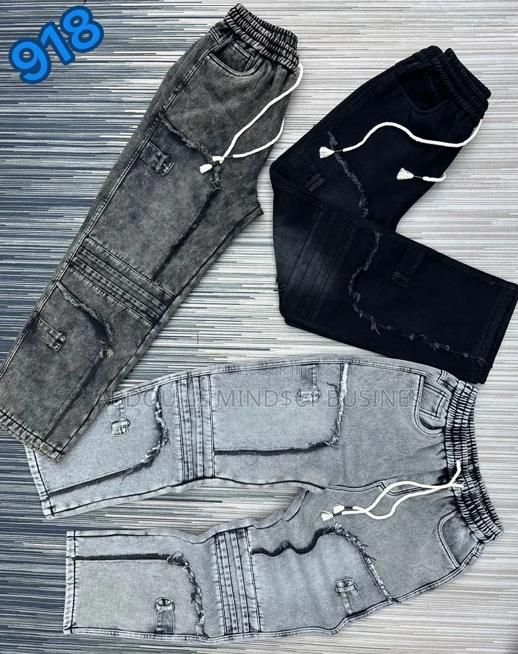 Jeans Bas Large Joggers Disponible