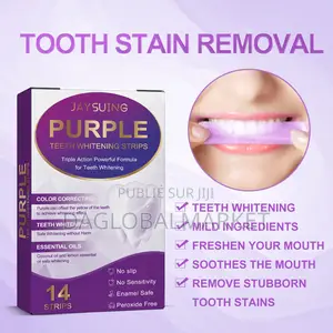 Blanchiment Des Dents Violettes Pour Les Dents Sensibles Bandes