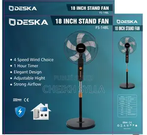 Ventilateur Deska Sur Pied 18"