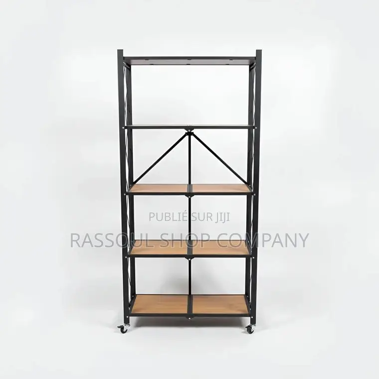 Etagere De Rangement en Fer Et Bois Prix:17500f