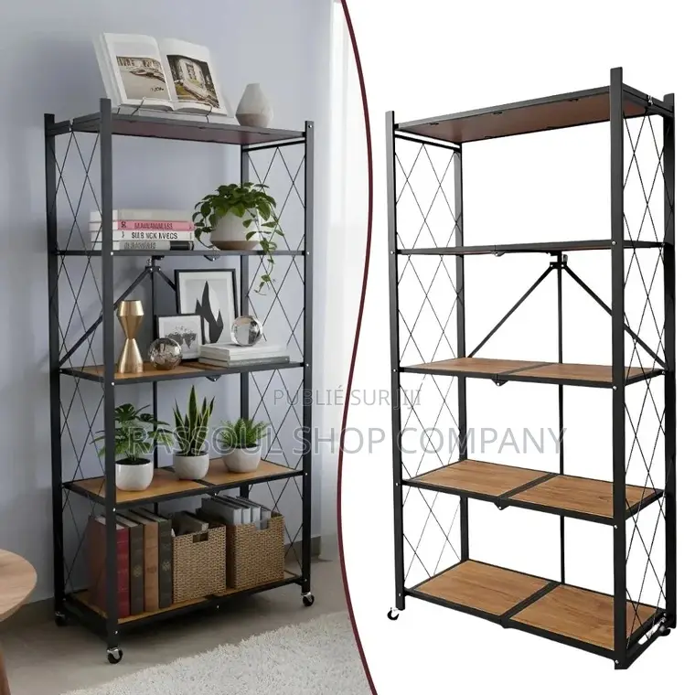 Etagere De Rangement en Fer Et Bois Prix:17500f